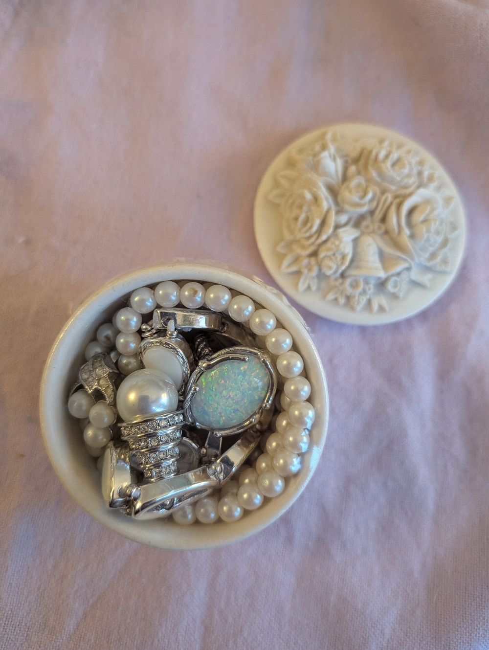 Curated "Mystery" Vintage Jewelry Trinket Dish - Small